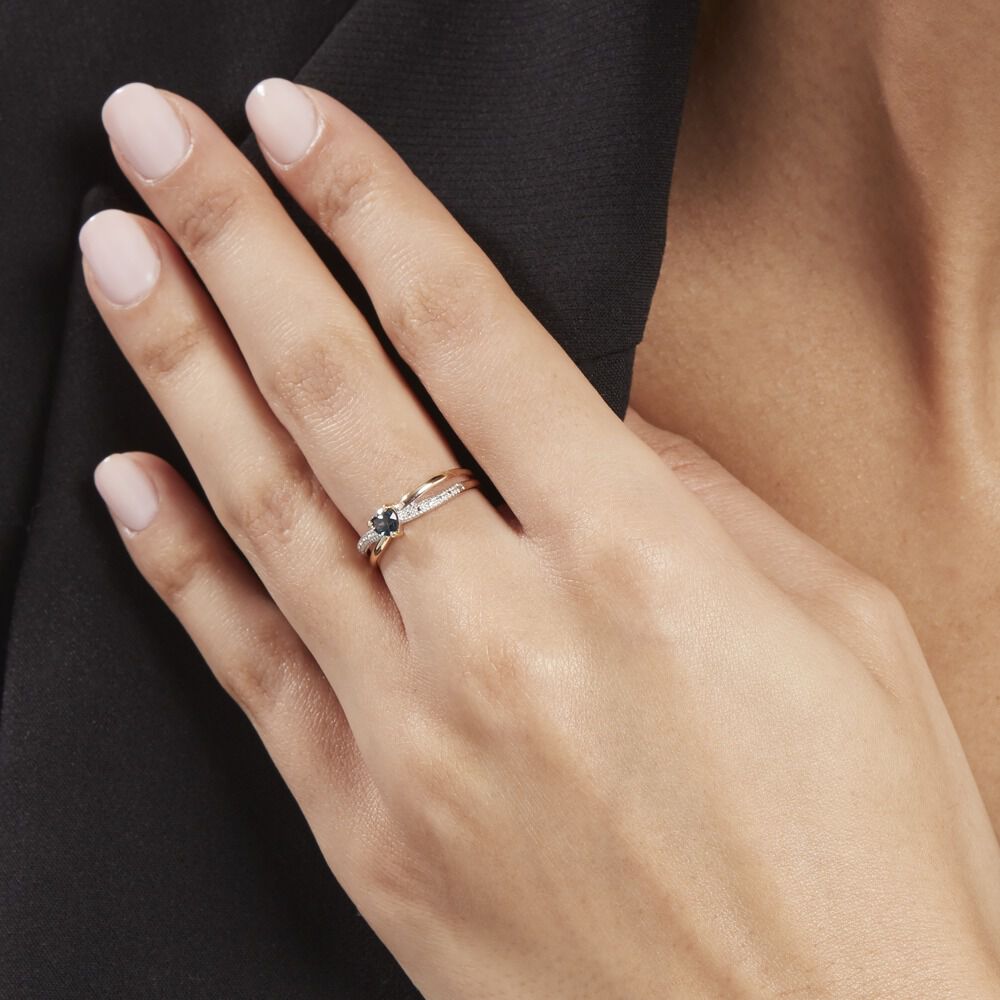 Bague Or Jaune Rory Topaze - Bagues pierres fines Femme | Marc Orian