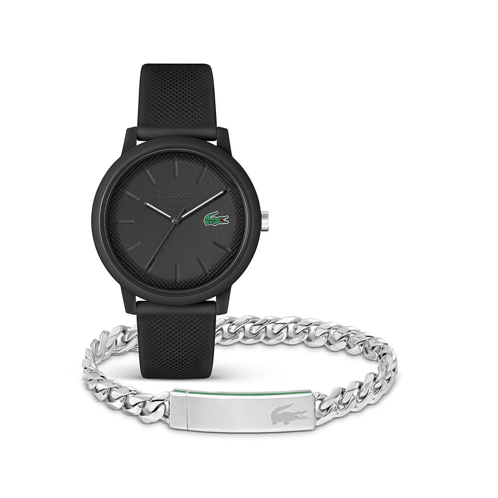 Coffret De Montre Lacoste .12.12 Noir - Montres Homme | Marc Orian