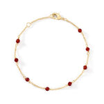 Bracelet Calliope Plaqu&eacute; Or Dor&eacute; Agate - Bracelets fantaisie Femme | Marc Orian