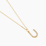 Pendentif Lettre U Or Jaune Oxyde - Pendentifs Famille | Marc Orian