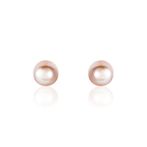 Boucles D'oreilles Puces Ursulina Or Jaune Perle De Culture - Boucles d'oreilles mariage Femme | Marc Orian