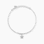 Bracelet Etincelante Argent Blanc - Bracelets fantaisie Femme | Marc Orian