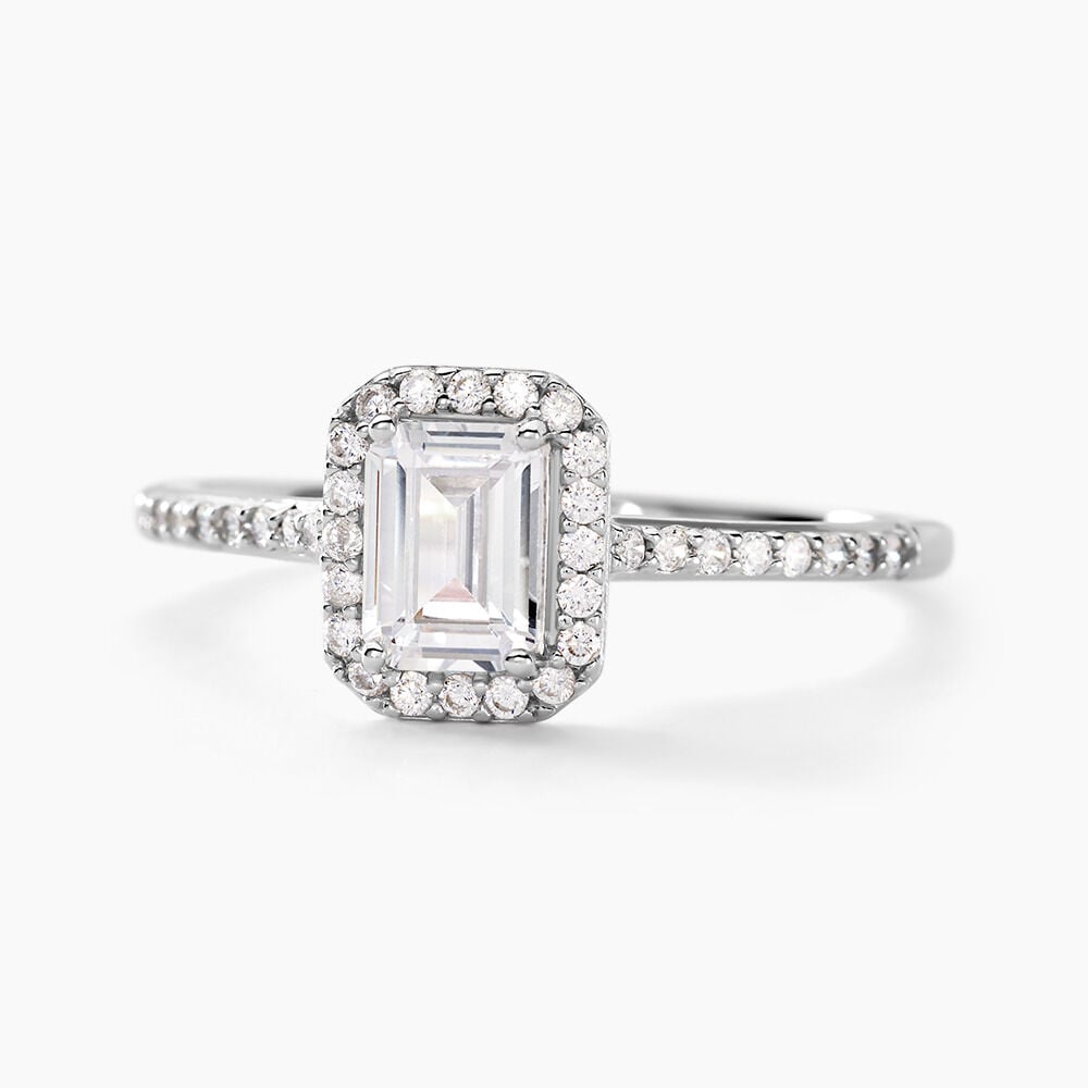 Bague Solitaire Cadmos Argent Blanc Oxyde De Zirconium - Bijoux fantaisie Femme | Marc Orian