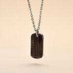 Collier Phebus Him Acier Blanc - Colliers fantaisie Homme | Marc Orian