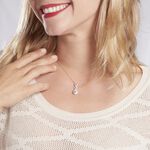 Collier Adelma Argent Blanc Oxyde De Zirconium - Colliers avec pierres Femme | Marc Orian