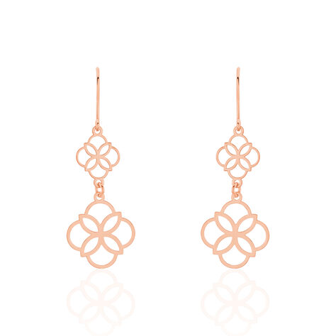 Boucles D'oreilles Pendantes Letizia Argent Rose - Boucles d'oreilles Pendantes Femme | Marc Orian