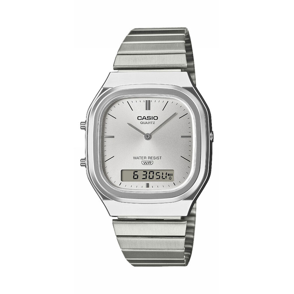 Montre Casio Collection Aq240 Argent&eacute; - Montres &eacute;tanches Unisex | Marc Orian