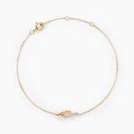 Bracelet Tylane Or Jaune Diamant - Bracelets cha&icirc;nes Femme | Marc Orian