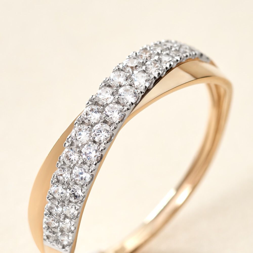 Bague Aglae Or Jaune Oxyde De Zirconium - Bagues avec pierre Femme | Marc Orian