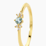 Bague Poem Argent Jaune Topaze Oxyde De Zirconium - Bagues pierres fines Femme | Marc Orian