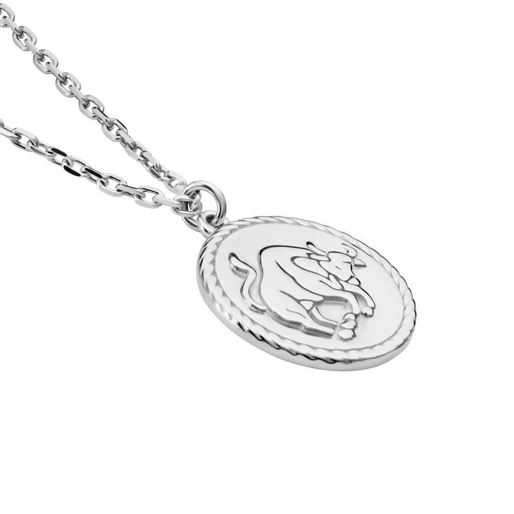 Collier Argent Blanc Lew - Colliers Homme | Marc Orian