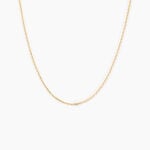 Cha&icirc;ne Igoa Maille For&ccedil;at Diamantee Or Jaune - Chaines Femme | Marc Orian