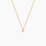 Collier Alexandra Or Jaune Diamant - Colliers solitaires Femme | Marc Orian