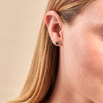 Boucles D'oreilles Puces Stellya Or Jaune Malachite - Puces Femme | Marc Orian