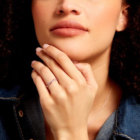 Bague Sofia Or Blanc Rubis Et Diamant - Bagues Femme | Marc Orian