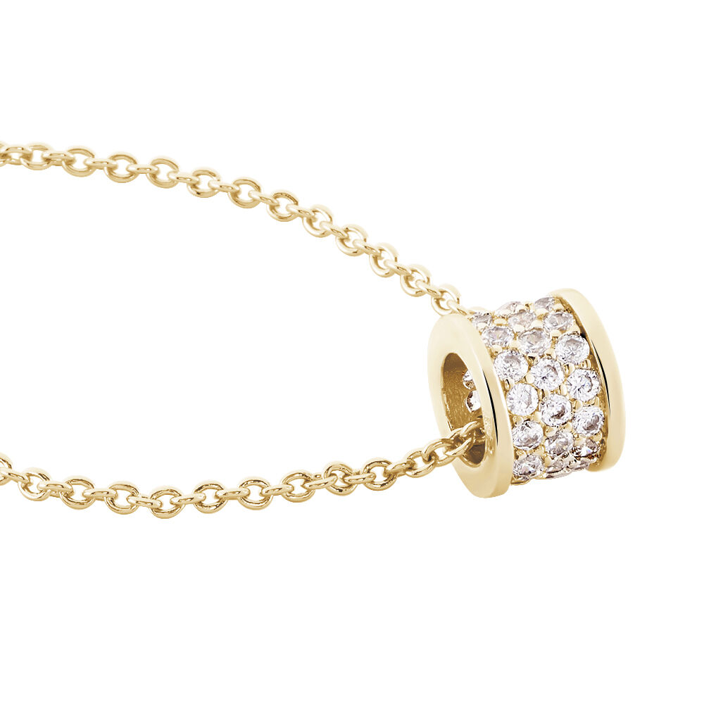 Collier Gia Plaqué Or Jaune Oxyde De Zirconium - Colliers avec pierres Femme | Marc Orian