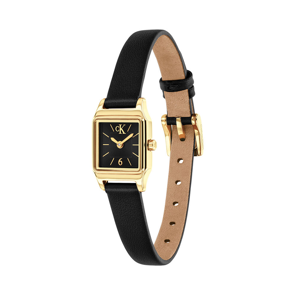Montre Calvin Klein Soft Form Noir - Montres carr&eacute;es Femme | Marc Orian