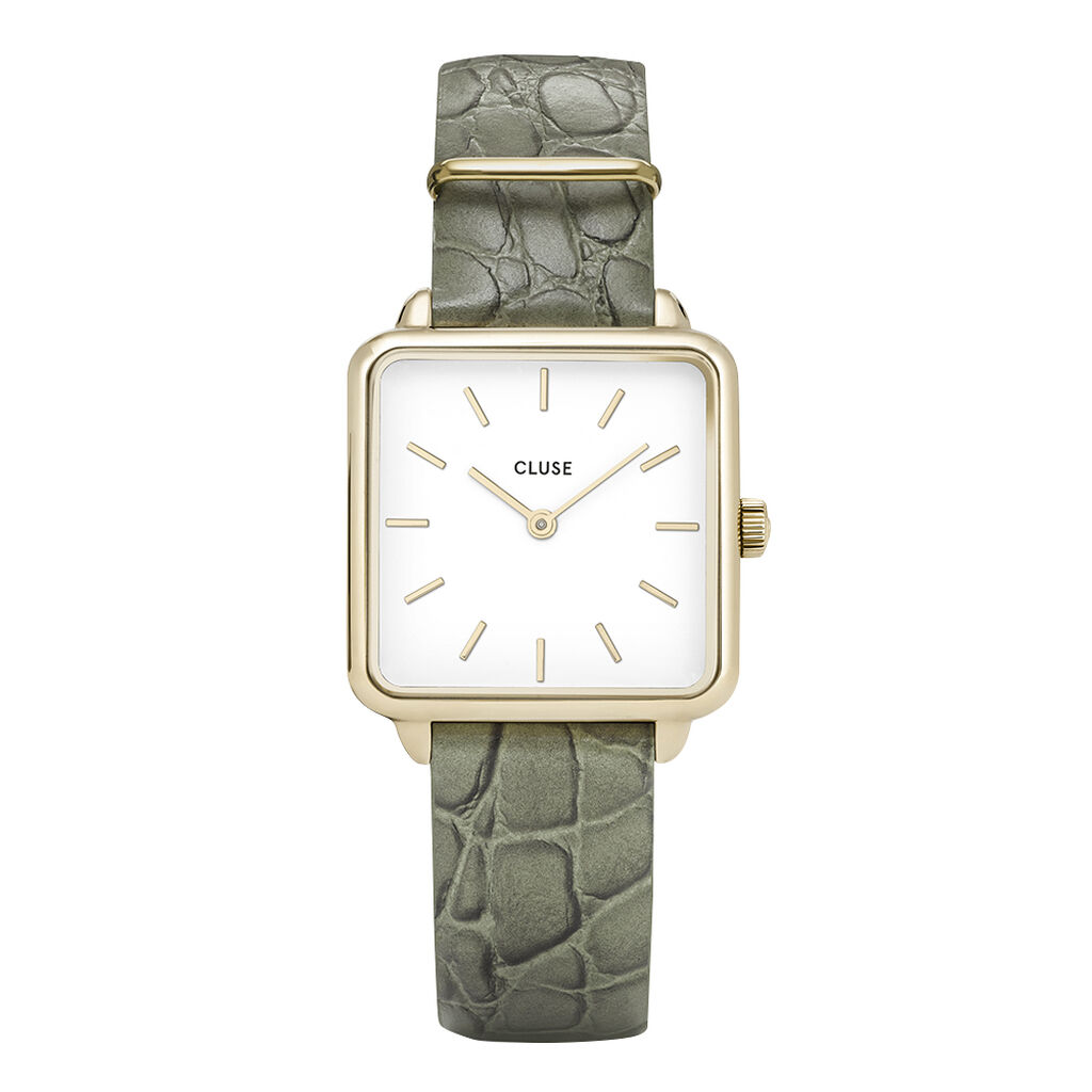 Montre Cluse La Tetragone Blanc - Montres Femme | Marc Orian