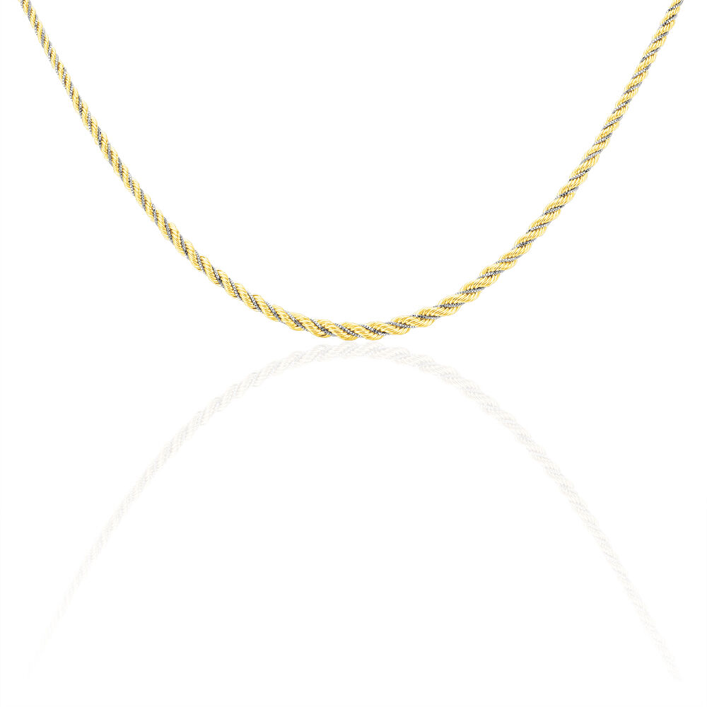 Collier Jerryenne Danilo Maille Corde Et Venitienne Or Bicolore - Chaines Femme | Marc Orian