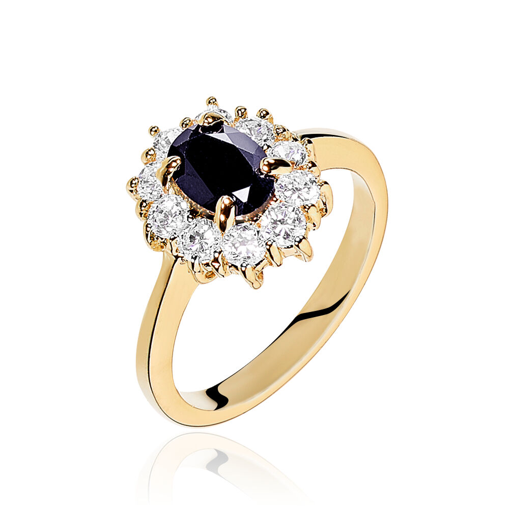 Bague Insaf Plaque Or Jaune Oxyde De Zirconium - FQDFJSB128H • Marc Orian |  Bijouterie en ligne