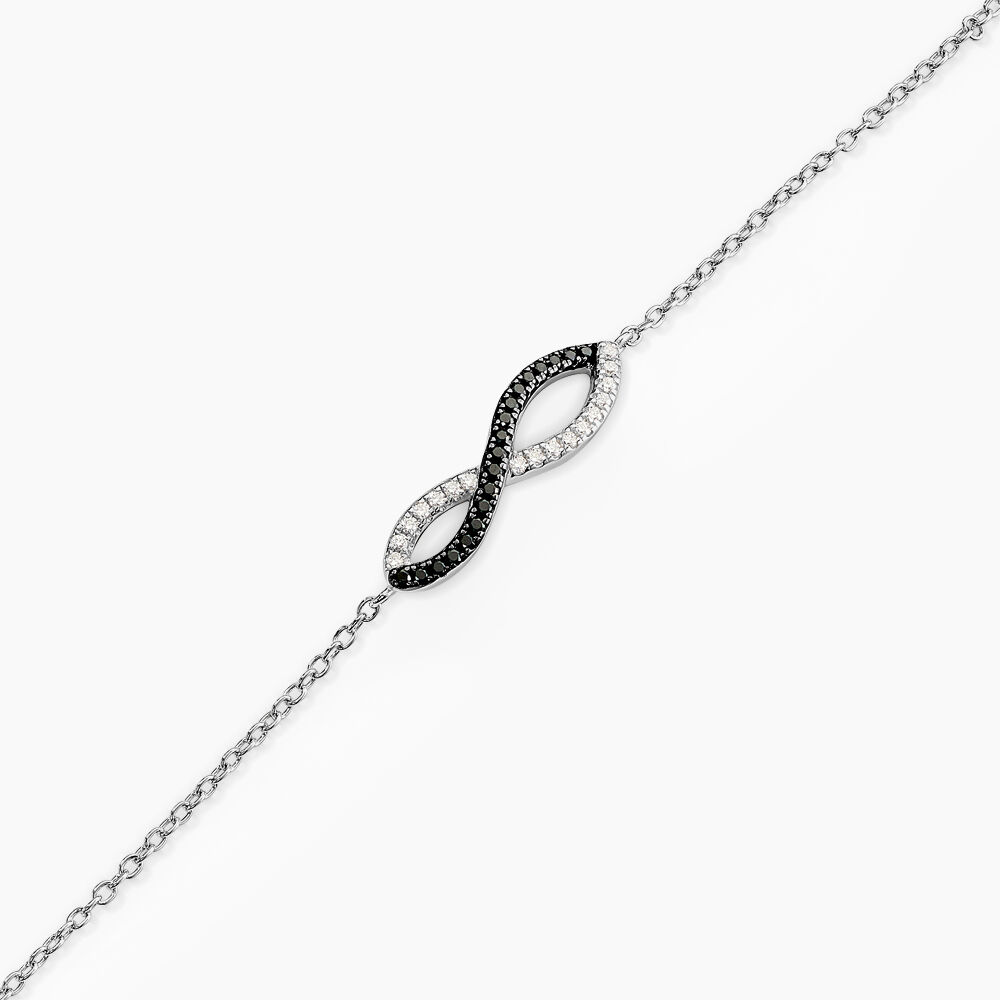 Bracelet Prudentia Argent Blanc Oxyde De Zirconium - Bracelets chaînes Femme | Marc Orian