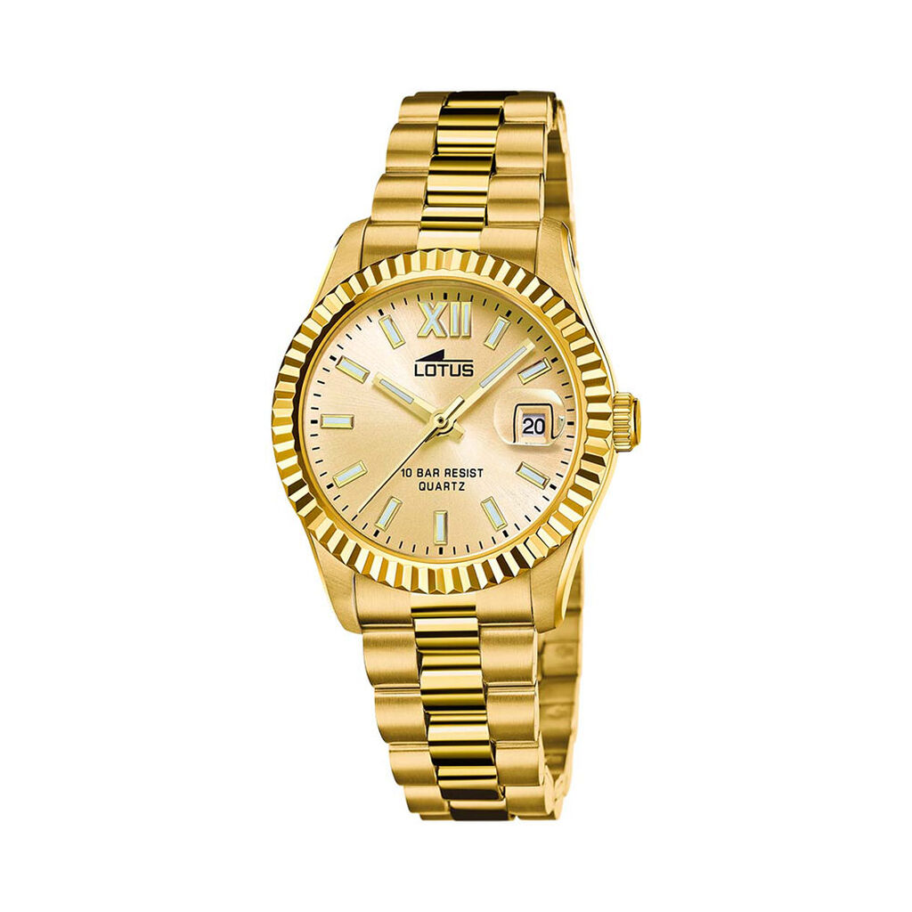 Montre Lotus Freedom Collection Dor&eacute; - Montres &eacute;tanches Femme | Marc Orian