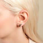 Boucles D'oreilles Puces Gardenia Crown Argent Blanc Oxyde Zirconium - Puces Femme | Marc Orian