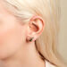 Boucles D'oreilles Puces Gardenia Crown Argent Blanc Oxyde Zirconium - Puces Femme | Marc Orian