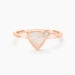 Bague La Muse Argent Rose Nacre Oxyde De Zirconium - Bijoux fantaisie Femme | Marc Orian