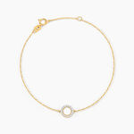 Bracelet Or Jaune Acantha Diamants - Bracelets cha&icirc;nes Femme | Marc Orian