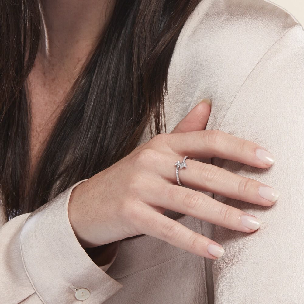 Bague Argent Blanc Caolan Oxydes De Zirconium - Bagues avec pierre Femme | Marc Orian