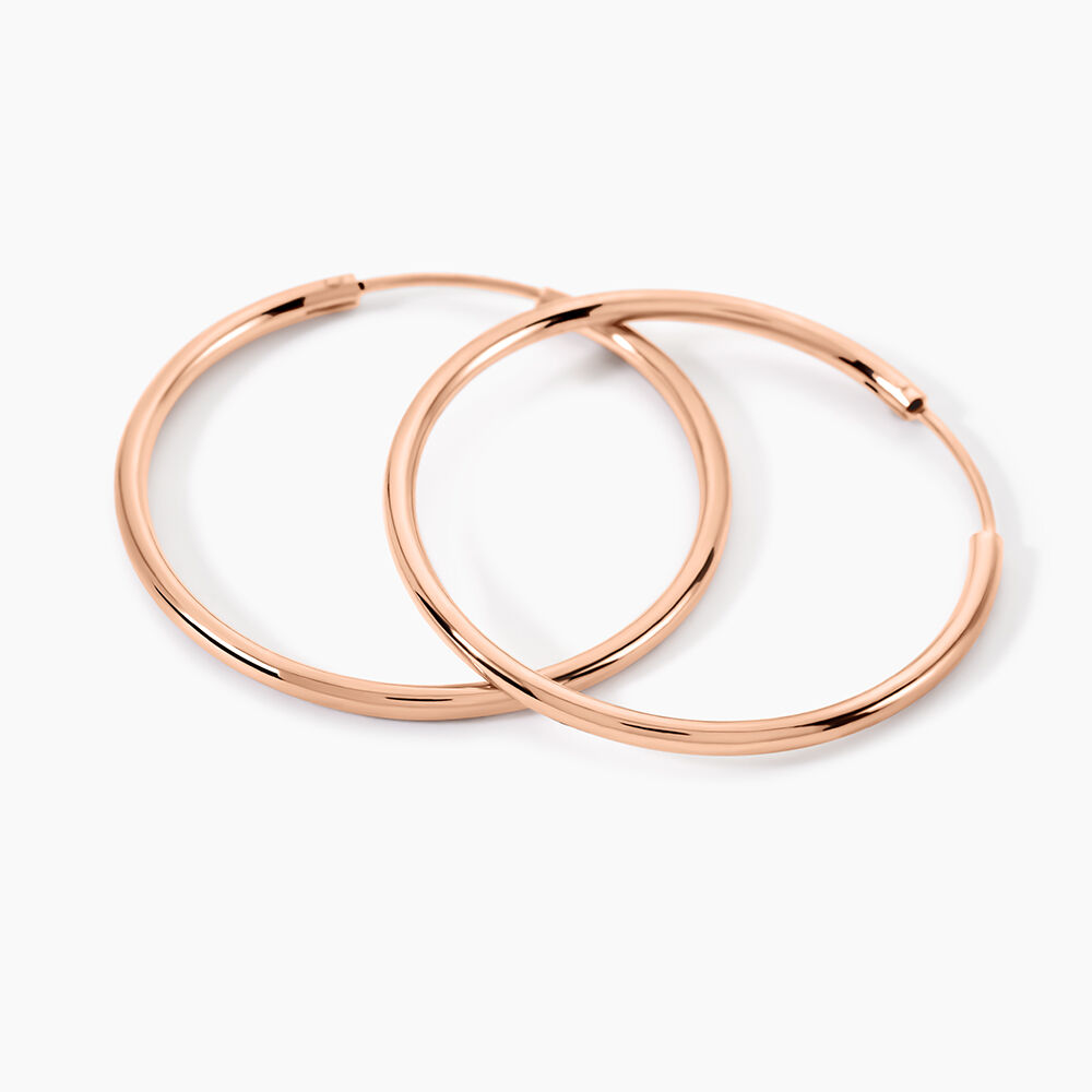 Cr&eacute;oles Argent Rose Olympia - Cr&eacute;oles Femme | Marc Orian