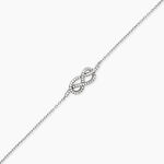 Bracelet Fiorine Argent Blanc Oxyde De Zirconium - Bracelets fantaisie Femme | Marc Orian