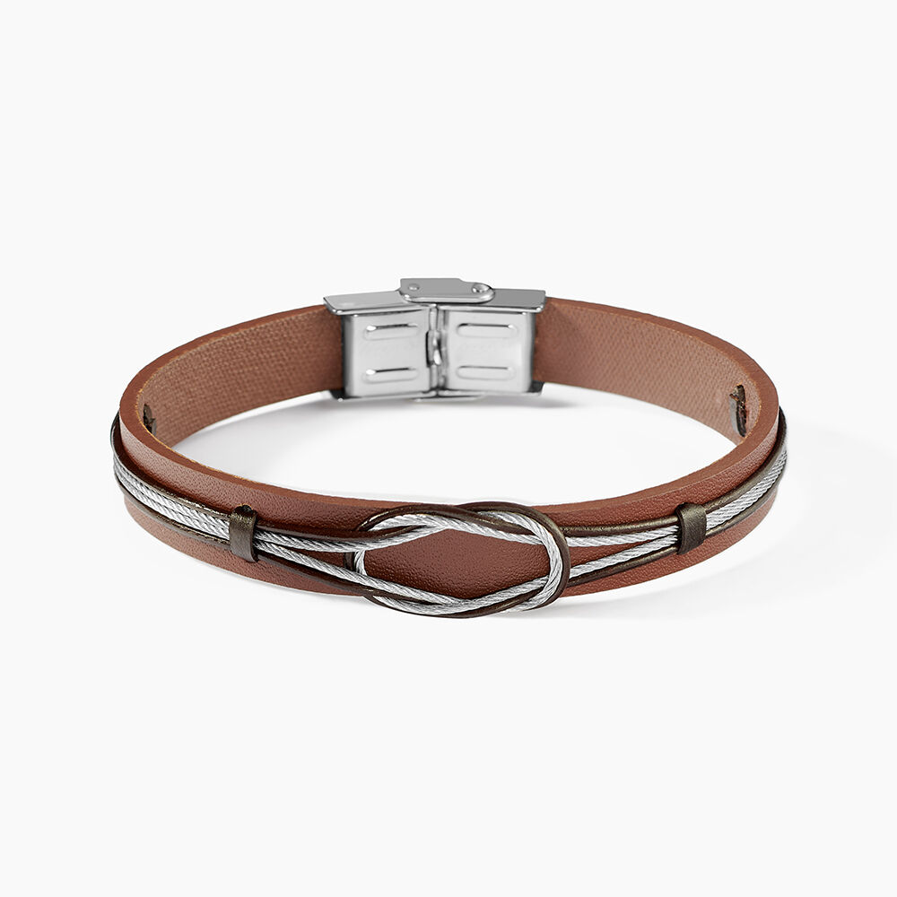 Bracelet Acier Blanc Neo - Bracelets cuir Homme | Marc Orian