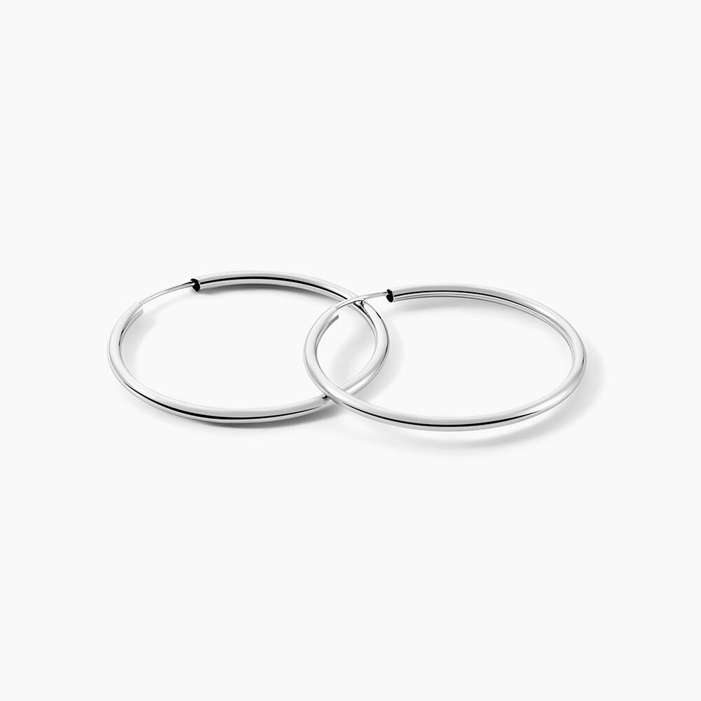 Cr&eacute;oles Valencina Or Blanc - Cr&eacute;oles Femme | Marc Orian