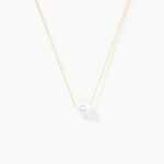 Collier Sissy Or Jaune Perle De Culture - Colliers avec pierres Femme | Marc Orian