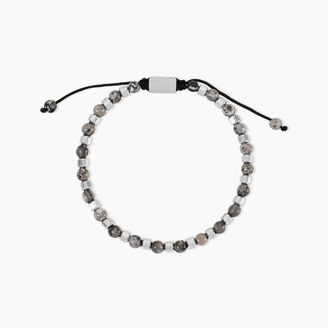 Bracelet Lisandro Acier Argenté - Bracelets cordons Homme | Marc Orian