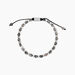 Bracelet Lisandro Acier Argent&eacute; - Bracelets cordons Homme | Marc Orian