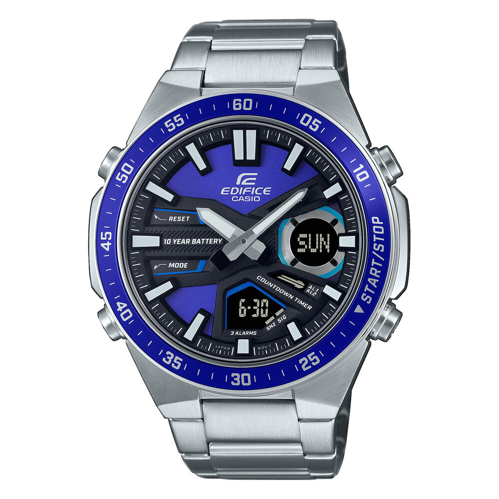 Montre Casio Edifice Bleu - Montres étanches Homme | Marc Orian