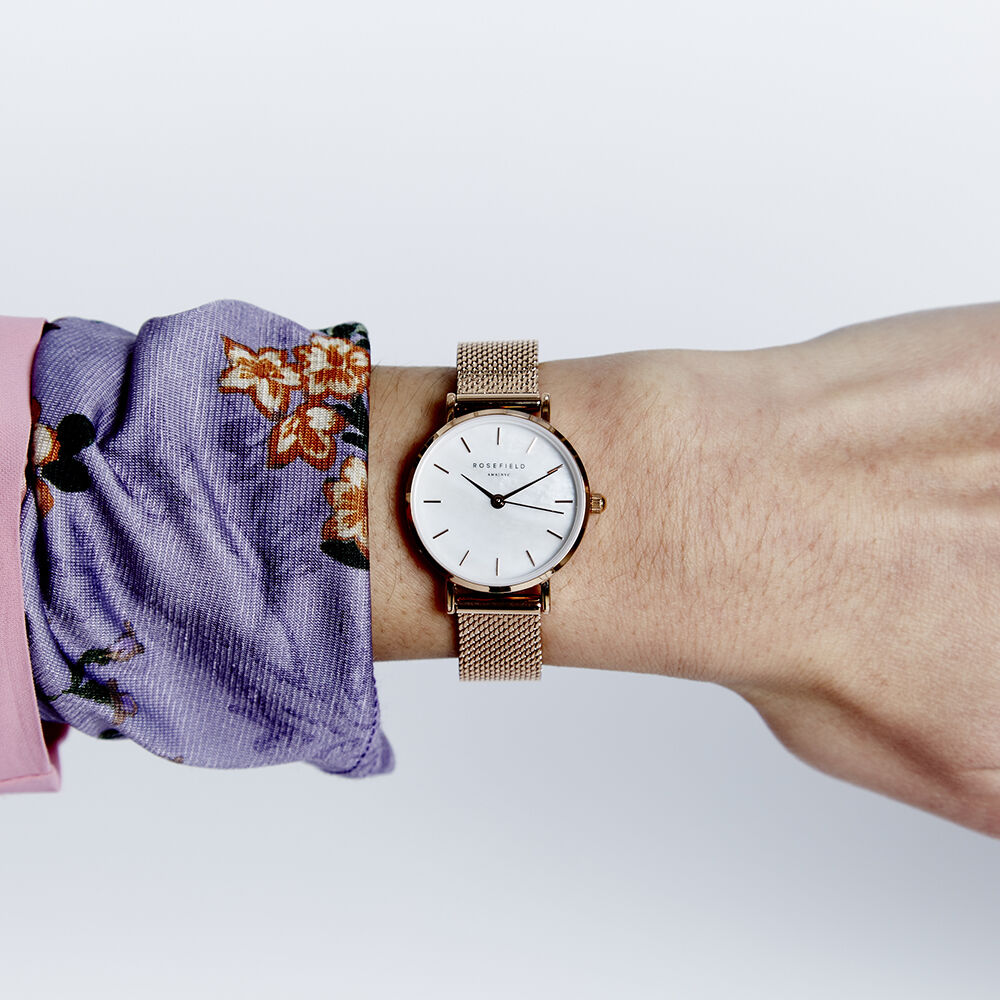 Montre Rosefield The Small Edit Blanc - Montres étanches Femme | Marc Orian