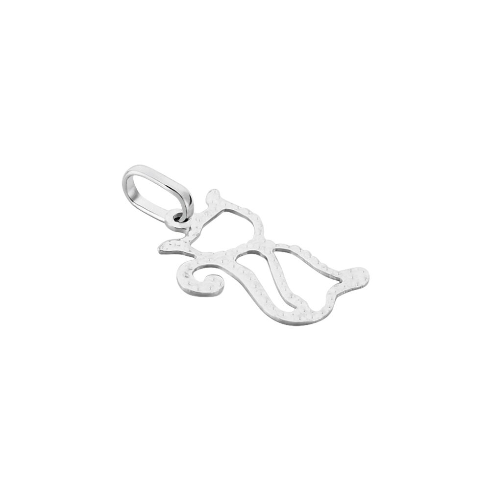 Pendentif Egee Chat Or Blanc - Pendentifs Famille | Marc Orian