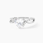 Bague Avalon Argent Blanc Oxyde De Zirconium - Bijoux fantaisie Femme | Marc Orian