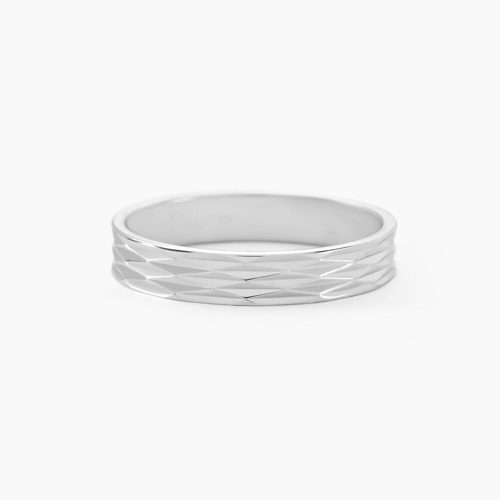 Alliance Harmonia Or Blanc - Alliances duo Unisex | Marc Orian