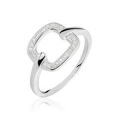 Bague Lalita Argent Blanc Oxyde De Zirconium - Bague fantaisie Femme | Marc Orian