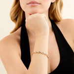 Bracelet Jonc Imae Plaqu&eacute; Or Jaune Oxyde De Zirconium - Bracelets joncs Femme | Marc Orian