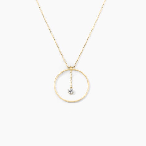 Collier Circlea Or Jaune Diamant - Colliers avec pierres Femme | Marc Orian