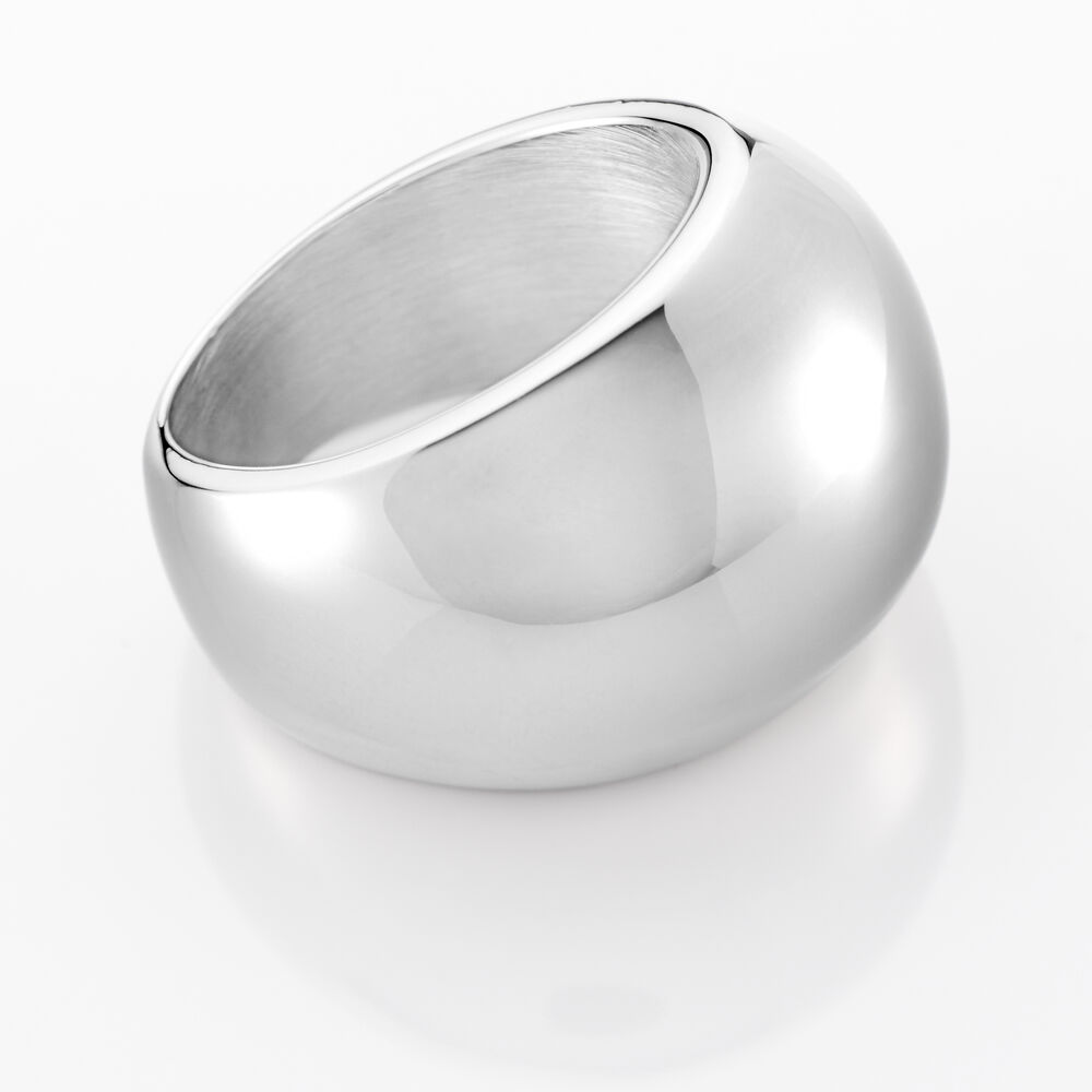 Bague Cleoria Acier Blanc - Bijoux fantaisie Femme | Marc Orian