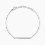Bracelet Argent Blanc Evodie Oxyde De Zirconium - Bracelets fantaisie Femme | Marc Orian