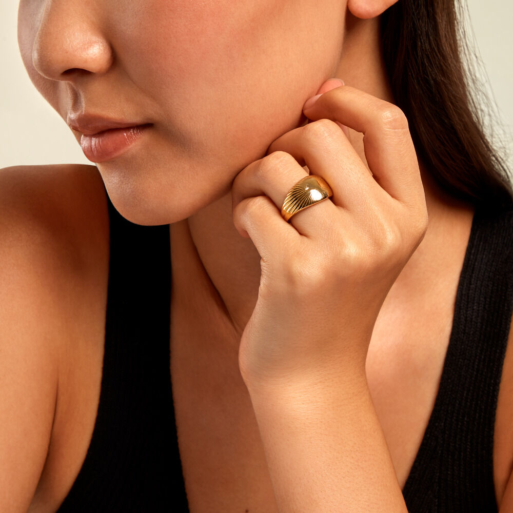Bague Arianne Acier Jaune - Bijoux fantaisie Femme | Marc Orian