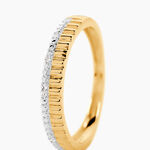 Alliance Or Jaune Adah Diamants - Bagues pierres pr&eacute;cieuses Femme | Marc Orian
